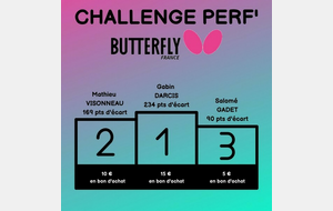 Challenge Perf' Butterfly