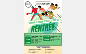 C'est la rentrée du TT Cusset