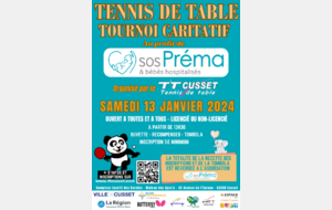 Tournoi caritatif au profit de &quot;SOS Préma &amp; bébés hospitalisés&quot;