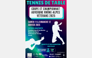 Championnat Auvergne Rhône-Alpes Vétérans 2025