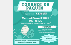 Tournoi de Pâques 2025