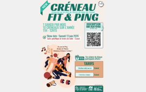 Séance Fit &amp; Ping N°9