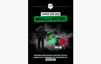 Nouvelle boutique officielle du TT Cusset