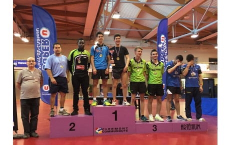 AURA : seul le double seniors accède au podium !