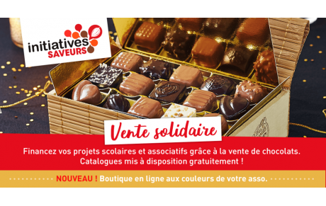 Vente de chocolats de Noël